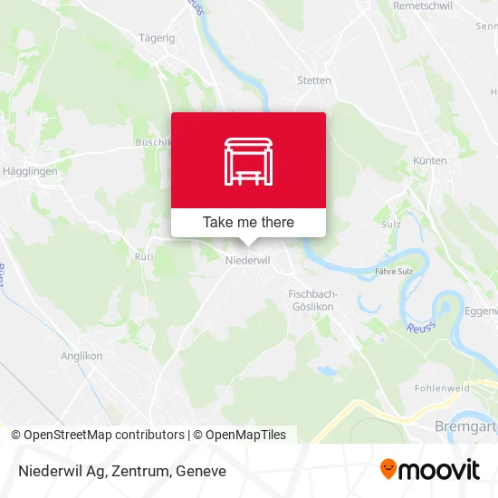 Niederwil Ag, Zentrum map