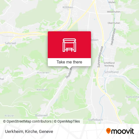 Uerkheim, Kirche map