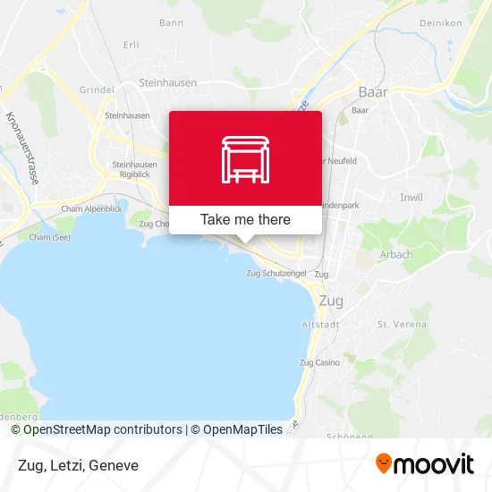 Zug, Letzi map