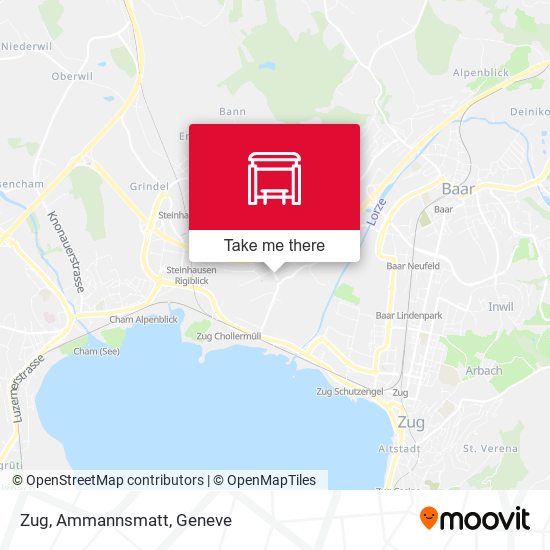 Zug, Ammannsmatt map