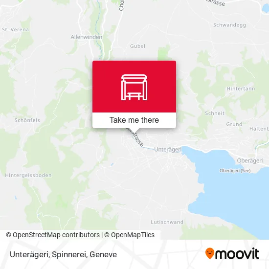 Unterägeri, Spinnerei map