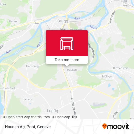 Hausen Ag, Post map