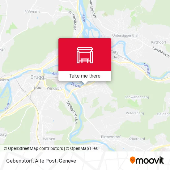 Gebenstorf, Alte Post map