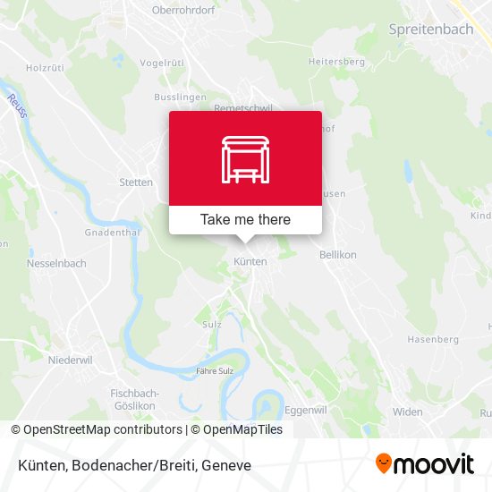 Künten, Bodenacher/Breiti map