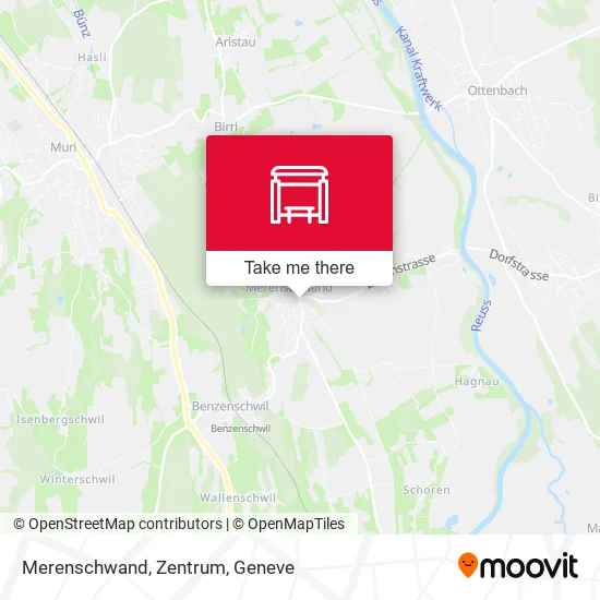Merenschwand, Zentrum map