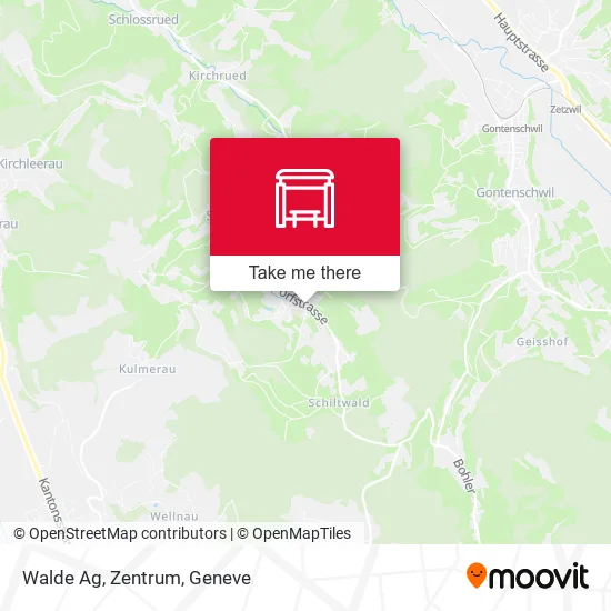 Walde Ag, Zentrum map