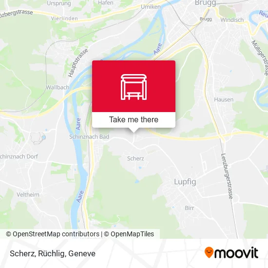 Scherz, Rüchlig map