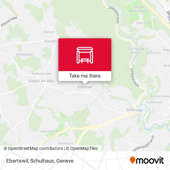 Ebertswil, Schulhaus map