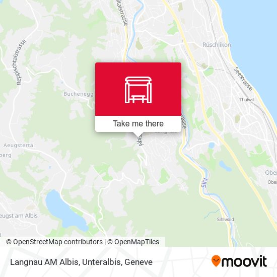 Langnau AM Albis, Unteralbis map