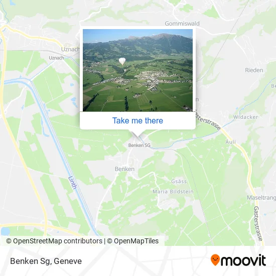 Benken Sg map