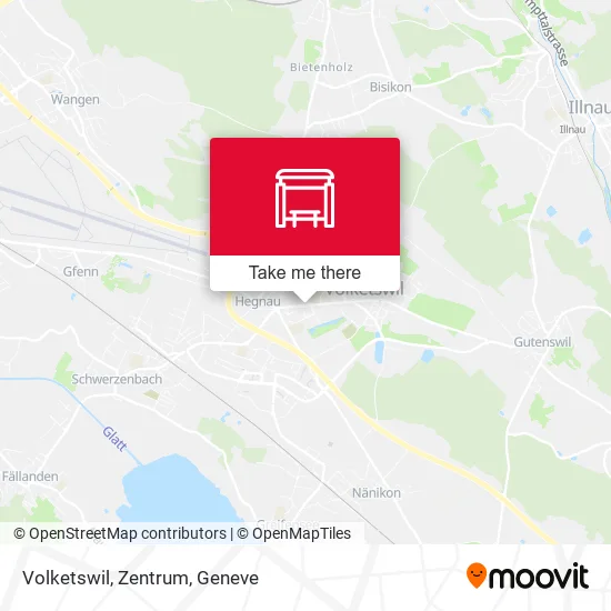 Volketswil, Zentrum map