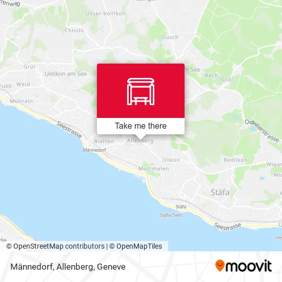 Männedorf, Allenberg map