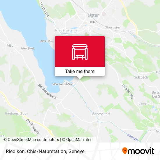 Riedikon, Chis/Naturstation map
