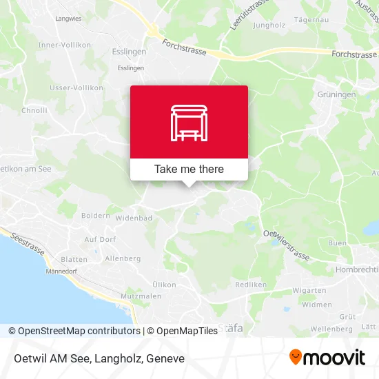 Oetwil AM See, Langholz map