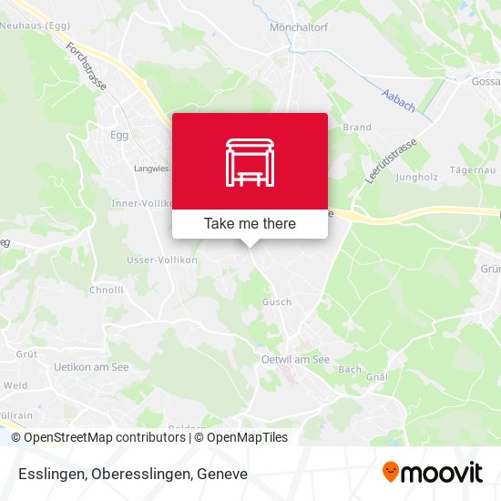 Esslingen, Oberesslingen map