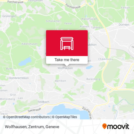 Wolfhausen, Zentrum map