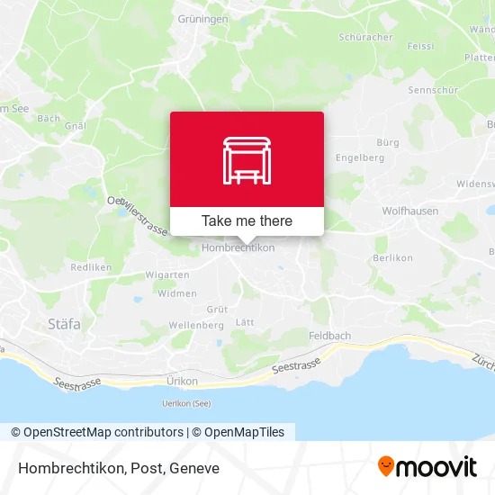 Hombrechtikon, Post map