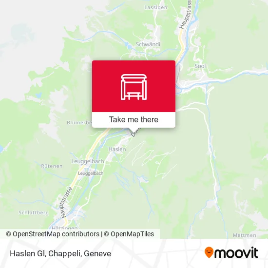 Haslen Gl, Chappeli map