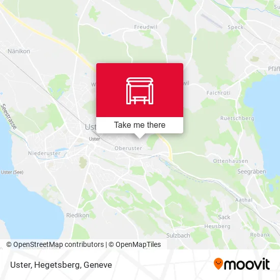 Uster, Hegetsberg map