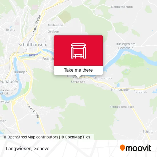 Langwiesen map