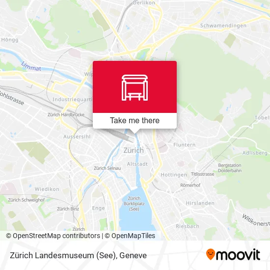 Zürich Landesmuseum (See) map