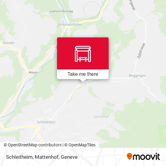 Schleitheim, Mattenhof map