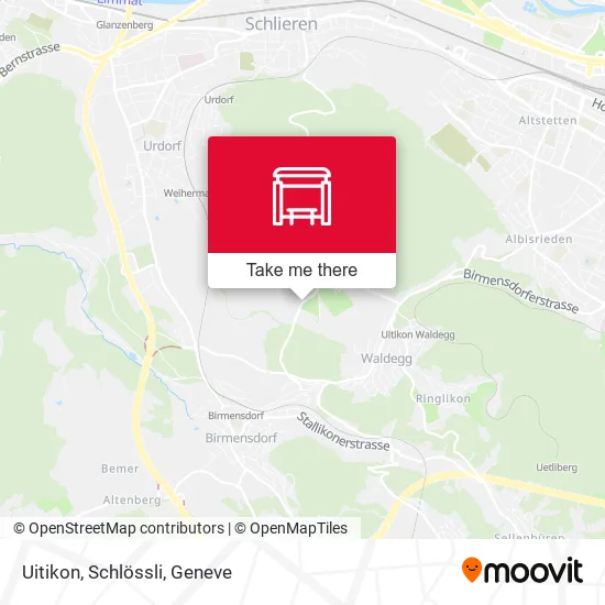 Uitikon, Schlössli map