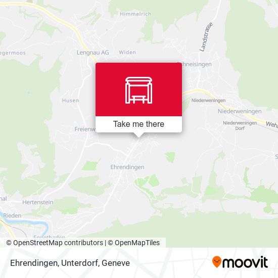 Ehrendingen, Unterdorf map