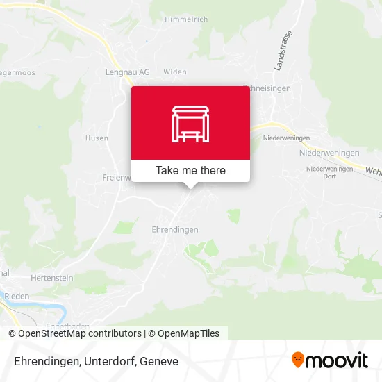 Ehrendingen, Unterdorf map