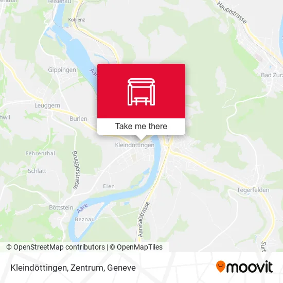 Kleindöttingen, Zentrum map