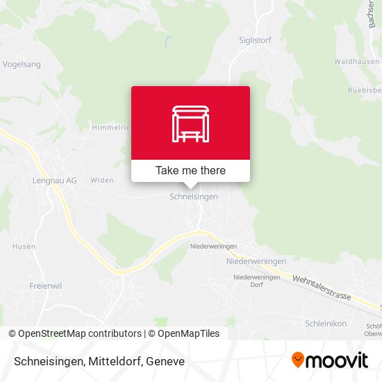 Schneisingen, Mitteldorf map