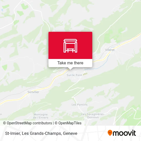 St-Imier, Les Grands-Champs map