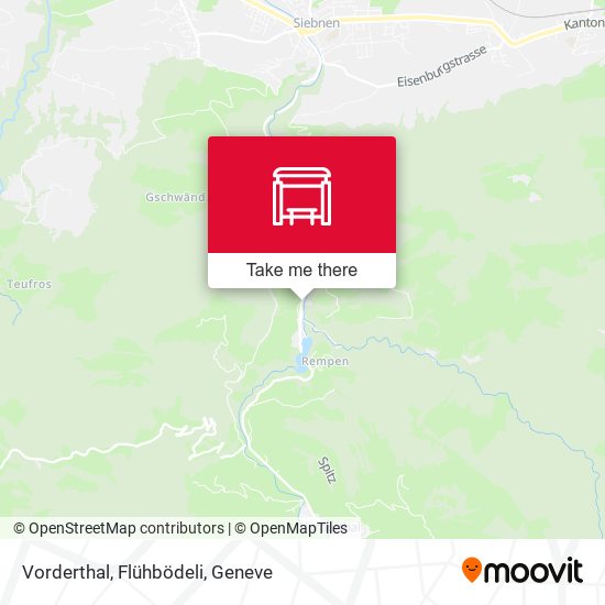 Vorderthal, Flühbödeli map