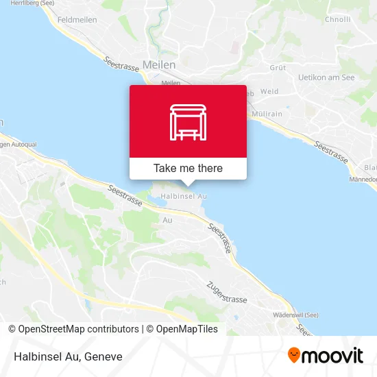 Halbinsel Au map