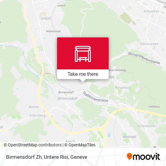 Birmensdorf Zh, Untere Risi map