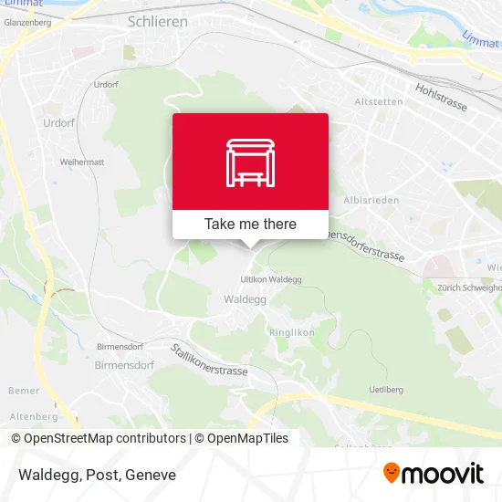 Waldegg, Post map
