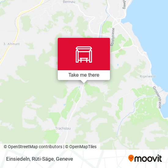 Einsiedeln, Rüti-Säge map