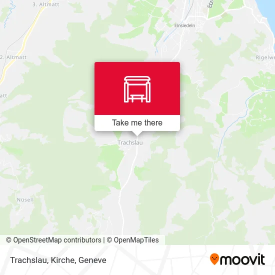 Trachslau, Kirche map