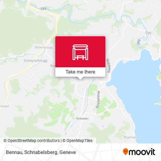Bennau, Schnabelsberg map