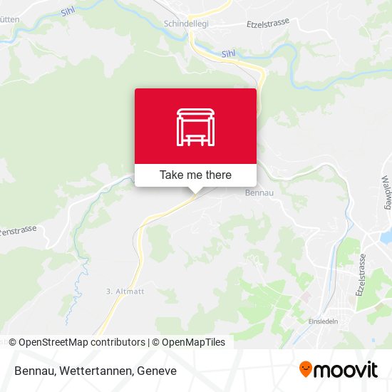 Bennau, Wettertannen map