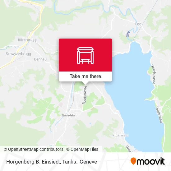 Horgenberg B. Einsied., Tanks. map