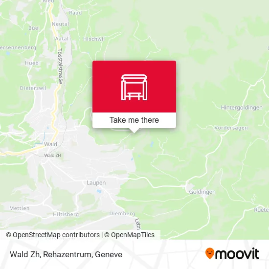 Wald Zh, Rehazentrum map