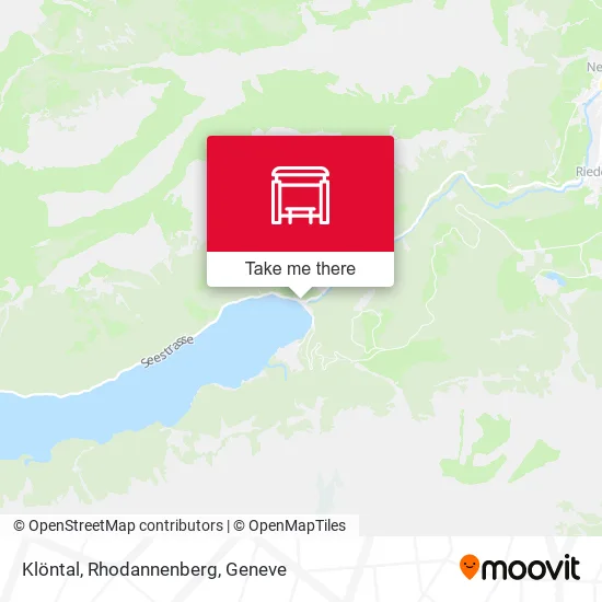 Klöntal, Rhodannenberg map