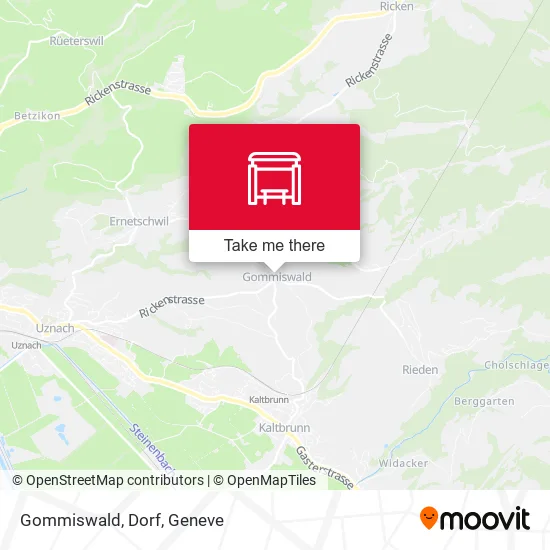 Gommiswald, Dorf map
