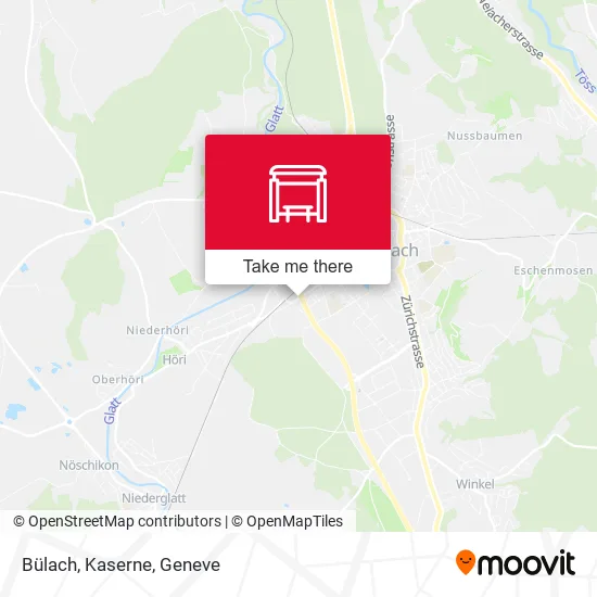 Bülach, Kaserne map