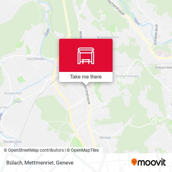 Bülach, Mettmenriet map