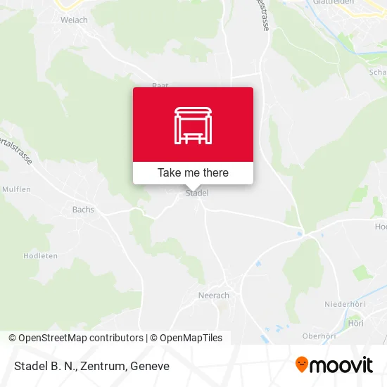 Stadel B. N., Zentrum map