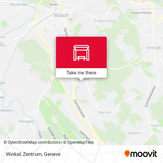 Winkel, Zentrum map