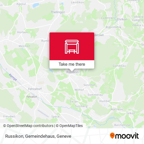 Russikon, Gemeindehaus map