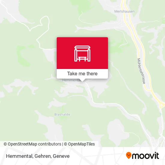 Hemmental, Gehren map